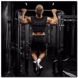 HMS Fitness KTO16 giubbotto ponderato Acciaio Nero - Vista aggiuntiva 7
