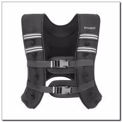 HMS Fitness KTO05 giubbotto ponderato 5 kg Neoprene, Sabbia Nero - Vista aggiuntiva 2