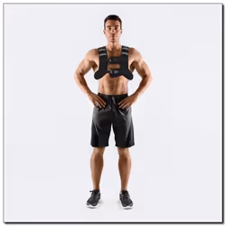 HMS Fitness KTO05 giubbotto ponderato 5 kg Neoprene, Sabbia Nero - Vista aggiuntiva 6