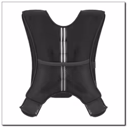 HMS Fitness KTO05 giubbotto ponderato 5 kg Neoprene, Sabbia Nero - Vista aggiuntiva 8