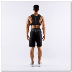 HMS Fitness KTO08 giubbotto ponderato 8 kg Neoprene, Sabbia Nero - Vista aggiuntiva 6