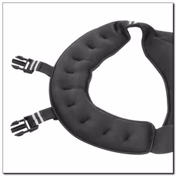 HMS Fitness KTO08 giubbotto ponderato 8 kg Neoprene, Sabbia Nero - Vista aggiuntiva 7