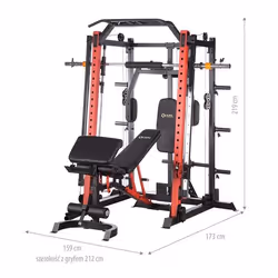 HMS Fitness Cyklop 3 ABS, Indietro, Bicipiti, Petto, Quadricipiti, Spalle, Tricipiti - Vista aggiuntiva 3