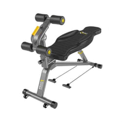 HMS Fitness L8022 Panca di allenamento con peso regolabile Schienale regolabile Sedile regolabile Nero, Grigio