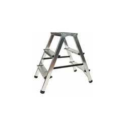Scala autoportante in alluminio a 2 lati e a 3 gradini Beast