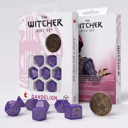 Q-workshop The Witcher Dice Set. Dandelion
