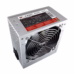 Logic 400, 400 W, Passivo, Sovracorrente, Cortocircuito, 20+4 pin ATX, Non modulare, PC