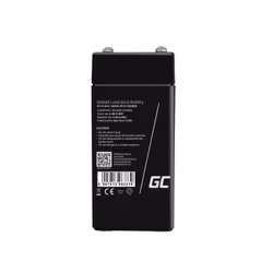 Green Cell AGM36, VRLA AGM, 4 V, 1 pz, Nero, 4,5 Ah, 480 g