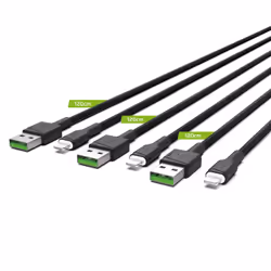 Green Cell KABGCSET05 cavo Lightning 1,2 m Nero