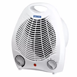 Noveen FH03, Riscaldatore ambiente elettrico con ventilatore, CE, RoHS, Interno, Scrivania, Pavimento, Tavolo, Finestra, Bian ...