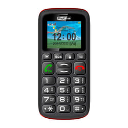 MaxCom MM428 4,57 cm (1.8") 78 g Nero, Rosso Telefono per anziani