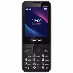 MaxCom Classic MM248 4G, Barra, Doppia SIM, 6,1 cm (2.4"), 240 x 320 Pixel, Nero