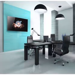 Edbak TWB1 Supporto TV a parete 2,16 m (85") Nero - Vista aggiuntiva 2