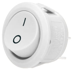 AE-13180 Interruttore elettronico a pulsante rotondo 230V (Bianco) - Orno