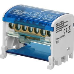 Orno - LZ-8201/7 Morsettiera Distribuzione a 2 file, 7 fili