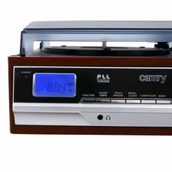 Camry Premium CR1113 Giradischi con trasmissione a cinghia Nero, Cromo, Legno Semiautomatico - Vista aggiuntiva 6
