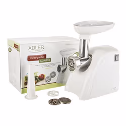 Adler AD 4803 tritacarne 800 W Acciaio inox, Bianco - Vista aggiuntiva 5