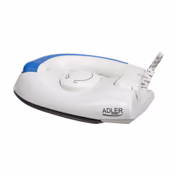 Adler AD 5015 Ferro a secco 800 W Blu, Bianco