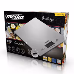 Mesko Home MS 3145 Grigio Superficie piana Rettangolo Bilancia da cucina elettronica - Vista aggiuntiva 7