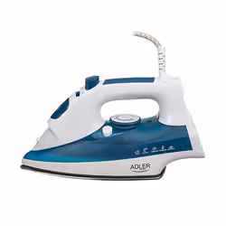 Adler AD 5022 Ferro da stiro a secco e a vapore Piastra in Ceramica 2200 W Blu, Bianco - Vista aggiuntiva 5