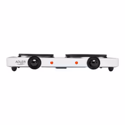 Adler AD 6504 stufa Libera installazione Elettrico Nero, Bianco
