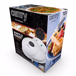 Camry Premium CR 3022 piastra per waffle 5 waffle 1000 W Nero, Bianco - Vista aggiuntiva 8