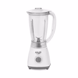 Adler AD 4057, Frullatore ad immersione, Funzione PULSE, 450 W, Grigio, Trasparente, Bianco