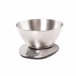 Mesko Home MS 3152, Bilancia da cucina elettronica, 5 kg, 1 g, Acciaio inox, Acciaio inox, Superficie piana