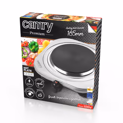 Camry Premium CR 6510 Nero, Acciaio inox Superficie piana 18.5 cm 1 Fornello(i) - Vista aggiuntiva 6