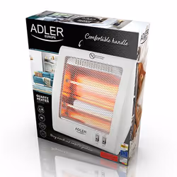 Adler AD 7709 Interno Bianco 800 W Riscaldatore di ambienti elettrico al quarzo - Vista aggiuntiva 7
