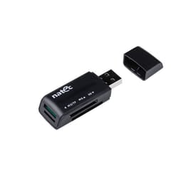 NATEC ANT 3 Mini lettore di schede USB 2.0 Nero