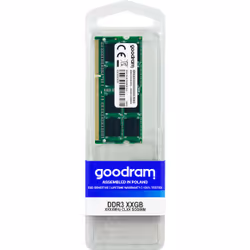 Goodram 4GB DDR3 PC3-12800, 4 GB, 1 x 4 GB, DDR3, 1600 MHz, 204-pin SO-DIMM, Verde