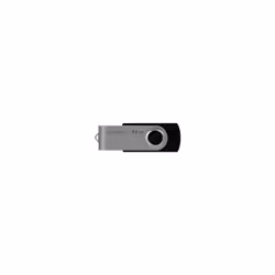 Goodram UTS2, 64 GB, USB tipo A, 2.0, 20 MB/s, Girevole, Nero