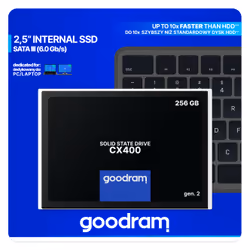 Goodram CX400 gen.2 256 GB 2.5" Serial ATA III 3D TLC NAND - Vista aggiuntiva 7