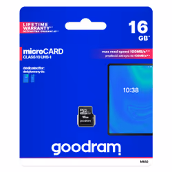 Goodram M1A0 16 GB MicroSDHC UHS-I Classe 10
