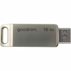 Goodram ODA3, 16 GB, USB Type-A / USB Type-C, 3.2 Gen 1 (3.1 Gen 1), 60 MB/s, Girevole, Argento
