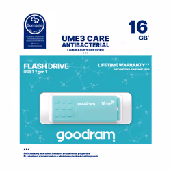 Goodram USB 3.0 UME3 CARE unità flash USB 16 GB USB tipo A 3.2 Gen 1 (3.1 Gen 1) Turchese - Vista aggiuntiva 6
