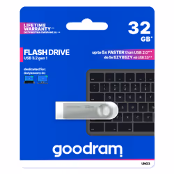 Goodram USB UNO3-0320S0R11 unità flash USB 32 GB USB tipo A 3.2 Gen 1 (3.1 Gen 1) Argento