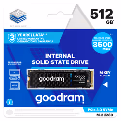 Goodram PX500 GEN.3 SSDPR-PX500-512-80-G3 drives allo stato solido 512 GB M.2 PCI Express 3.0 NVMe 3D NAND - Vista aggiuntiva 2