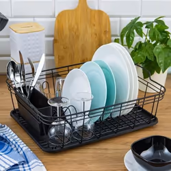 KING Hoff KH-1354 organizzatore di utensili da cucina e scolapiatti Supporto Libera installazione