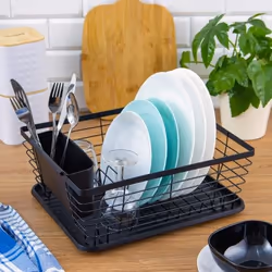 KING Hoff KH-1355 organizzatore di utensili da cucina e scolapiatti Supporto Libera installazione