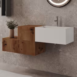 CASSETTONE SERIE ROMA Cassettone con anta cannettata. Possibilità di installare più cassettoni vicini. -Dimensioni: 40x40xh26 ...