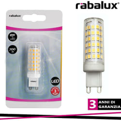 Lampadina G9 8W 4000K 800LM - Luce naturale