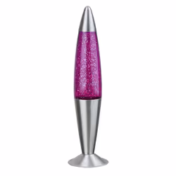 Rabalux GLITTER, Lampada lava, Viola, Vetro, Metallo, IP20, II, 1 lampadina(e)