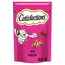 Catisfactions 5998749121368 premio per cani e gatti Gatto Manzo 60 g