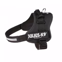 Julius-K9 Powerharness, Cane, Pettorina gilè, XXL, Nero, Poliestere, Monocromatico