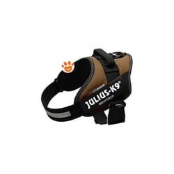 Julius K9 - Pettorina idc Powerharness (ita) - Pettorina idc Powerharness (ita) - Marrone, xxxs / Baby 1 (29-36cm)