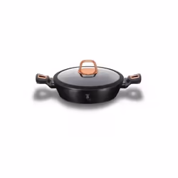 Berlinger Haus BH/1640N, Rotondo, Pentola multiuso, Nero, Alluminio, 3,8 L, Vetro