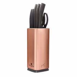 Berlinger Haus BH/2401, Set di coltelli, Acciaio inox, Acciaio inox, Acciaio inox, Nero, Ergonomico, Manico antiscivolo, Impu ...