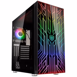 Kolink Unity Nexus ARGB, Midi Tower, PC, Nero, ATX, EATX, micro ATX, Mini-ITX, ABS, Acciaio, Vetro temperato, Multi